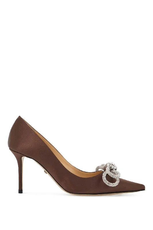 MACH E MACH crystal-studded double bow pumps Retro Basketball Sneaker Design  