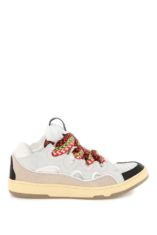 LANVIN curb sneakers Combat - Inspired Military Boot Look  