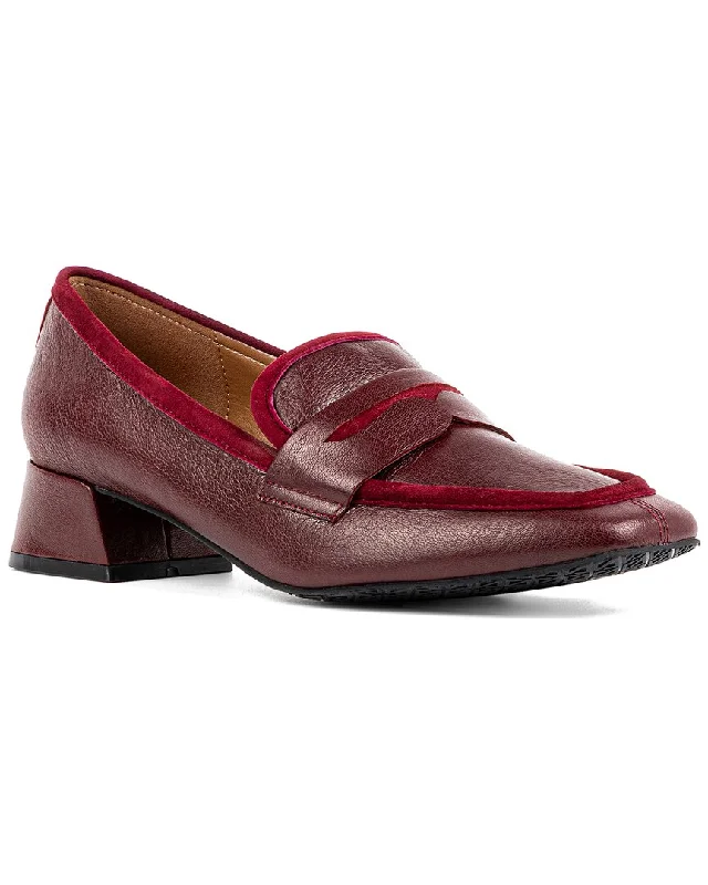 Donald Pliner Tristina Leather Loafer Patchwork Shoe Aesthetic  