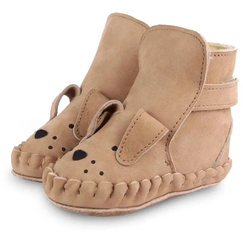 Donsje Baby Kapi Classic Lining Dog Truffle Nubuck Aesthetic  