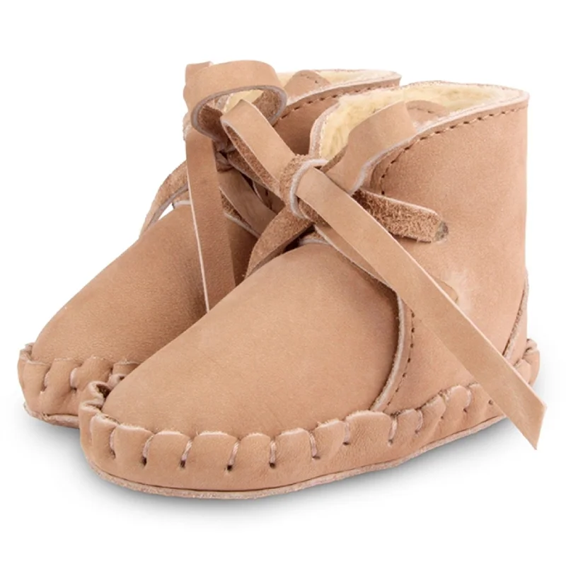Donsje Baby Pina Classic Lining Truffle Nubuck Minimalist Sneaker Style  