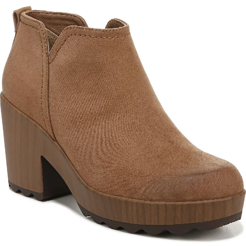 Dr. Scholl's Shoes Womens Wish List Block Heel Booties Victorian - Era Boot Style  