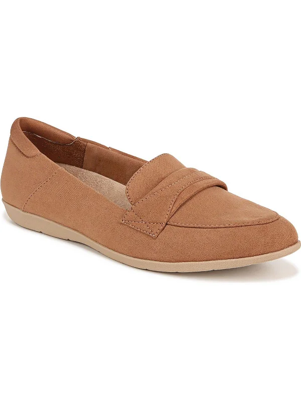 Emilia Womens Faux Suede Slip-On Loafers Cowboy Boot Western Style  