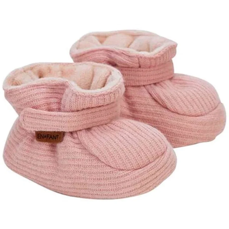 En Fant Baby Slippers Bridal Rose Comfortable Derby Style  