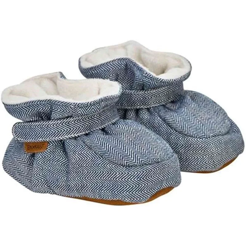 En Fant Baby Slippers Navy Wingtip Oxford Design 