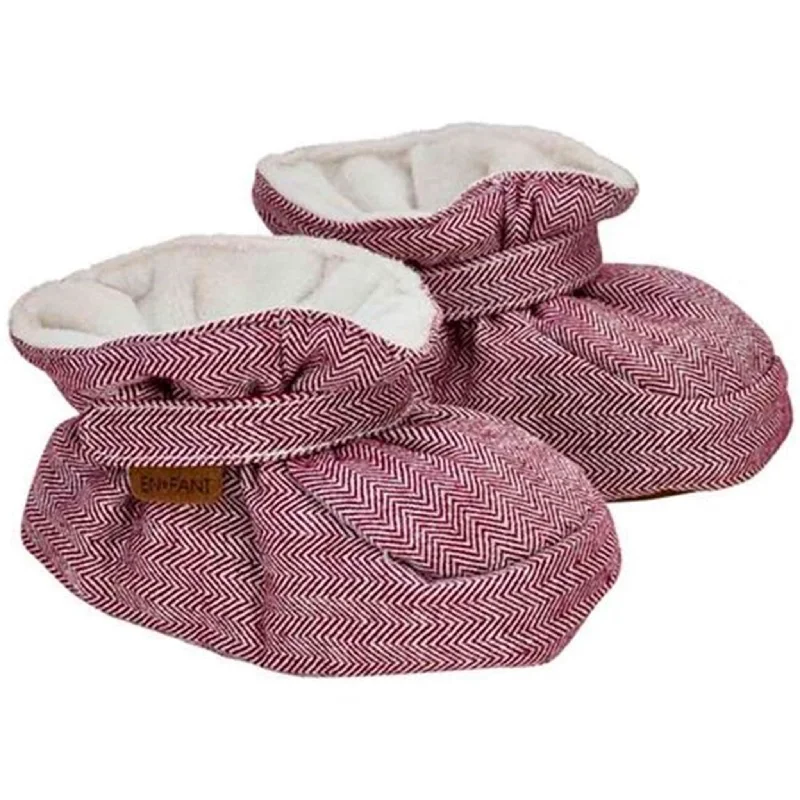 En Fant Baby Slippers Ruby Wine Skateboarding Sneaker Style  