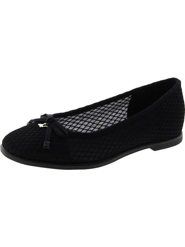 Essential 2 Womens Slip On Casual Loafers Open - Lacing Derby Look  