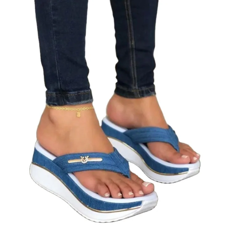 Exquisite platform slippers female slippers and sandals comfy womens flats Wingtip Oxford Design 