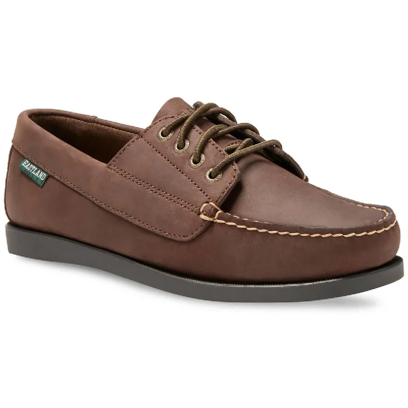 Falmouth  Womens Leather Dressy Oxfords Loose - Fit Slipper Style  