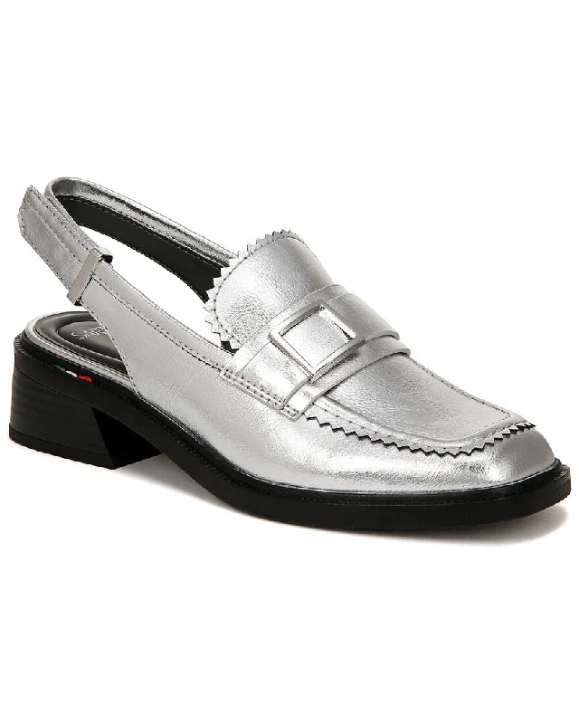 Franco Sarto Gianna Slingback Metallic Trim Shoe Design  