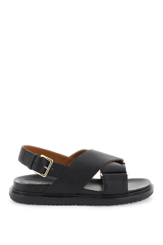 MARNI fussbett leather sandals Wingtip Oxford Design 