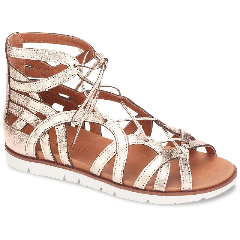Gentle Souls by Kenneth Cole Womens Lavern Lite Ankle Leather Lace-Up Two - Tone Shoe Design  