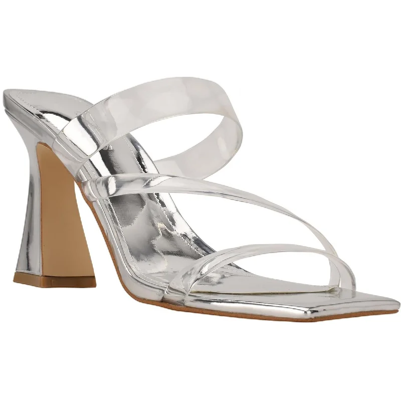 Guess Womens Lavali Vinyl  Heels Minimalist Sneaker Style  