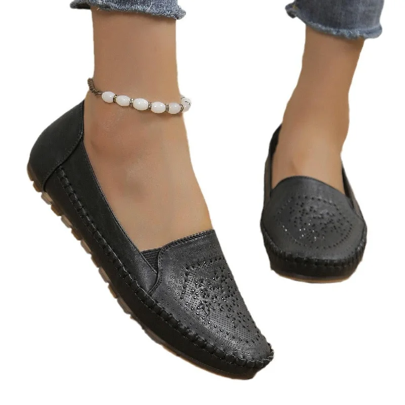 Women's Flat Heel Shoes Vintage Oxford Appeal 