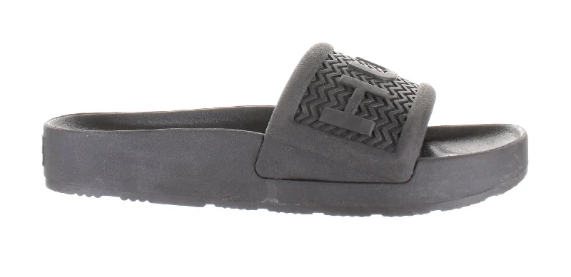 Hunter Womens Slide Sz 9 Open - Lacing Derby Look  