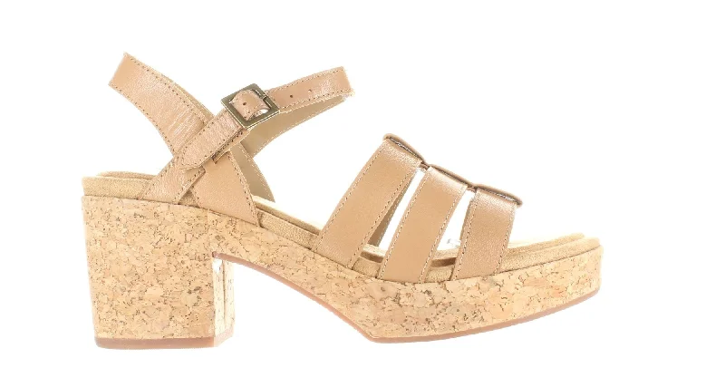 Hush Puppies Womens Ankle Strap Sz 8 Open - Lacing Derby Look  
