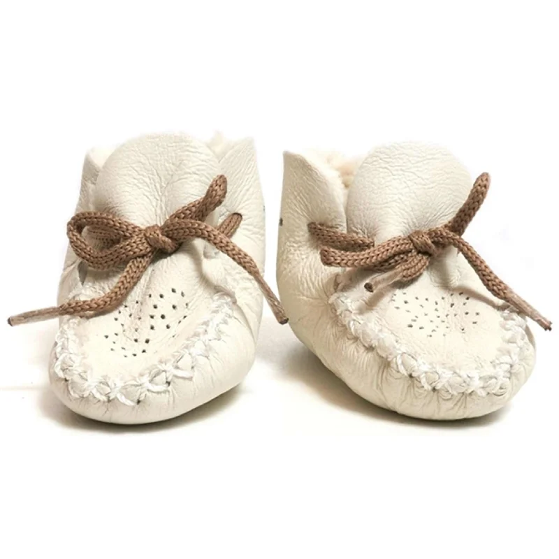 Huttelihut Footie Skin Footies White Comfortable Derby Style  