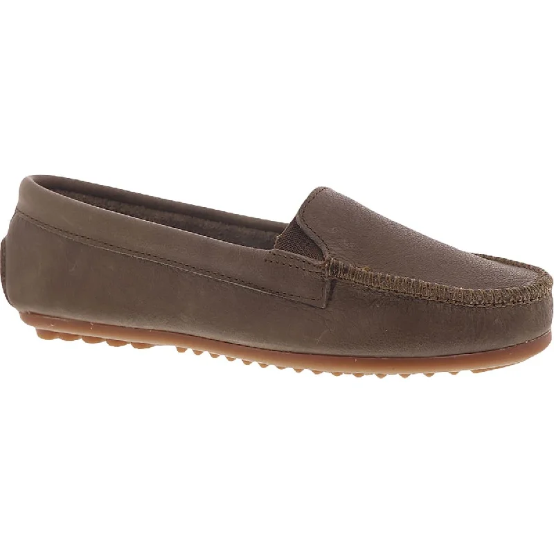 Imperial Womens Faux Leather Slip On Loafers Loose - Fit Slipper Style  