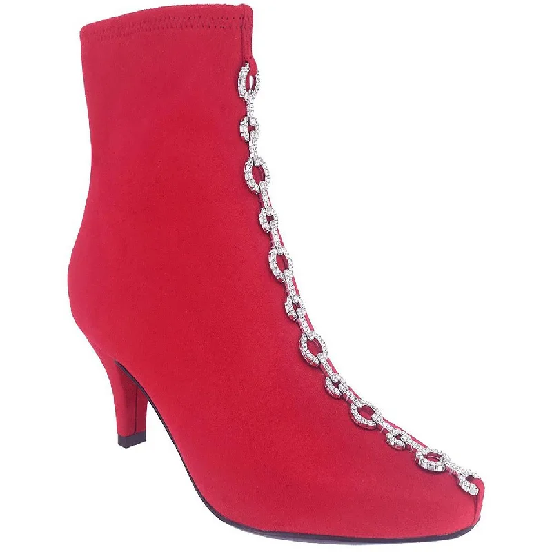 Impo Womens Naja Chain II Faux Suede Embellished Ankle Boots Waterproof Hiking Boot Design  