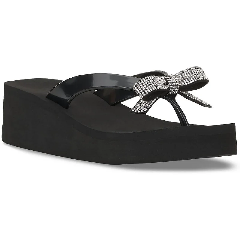 INC Womens MAGENTAF Slip On Thong Wedge Sandals Business Monk Strap Style  