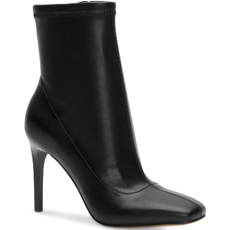 INC Womens VIDALIA2P Stiletto Dressy Ankle Boots Elastic - Sided Chelsea Look  