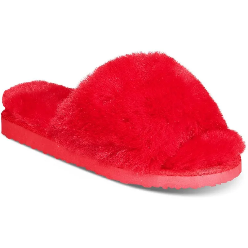 INC Womens Yuri Slippers Slip-On Slides Retro Plimsoll Style  