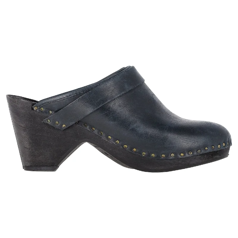 Isabel Marant Clogs in Black Leather Desert Boot Utility Style  