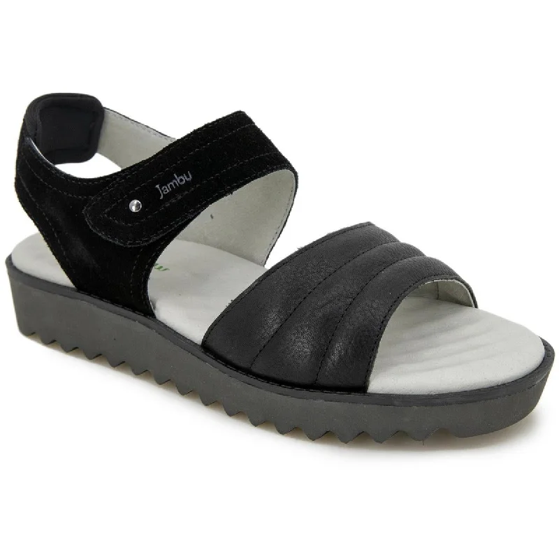 Jambu Womens Africa Suede Open Toe Sport Sandals Smart - Shoe Functionality Style  