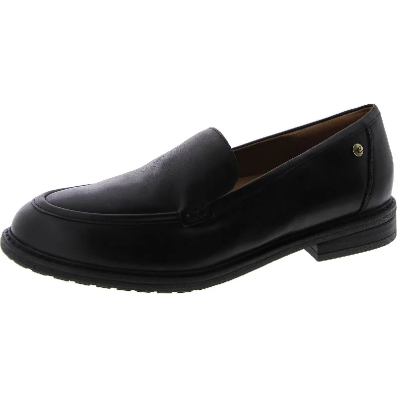 Jaylin Womens Leather Slip On Loafers Blue Coast Loafer Aesthetic 