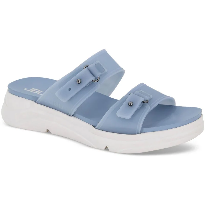 JBU by Jambu Womens Fenton Slip On Double Strap Sport Sandals Brogue Oxford Aesthetic 