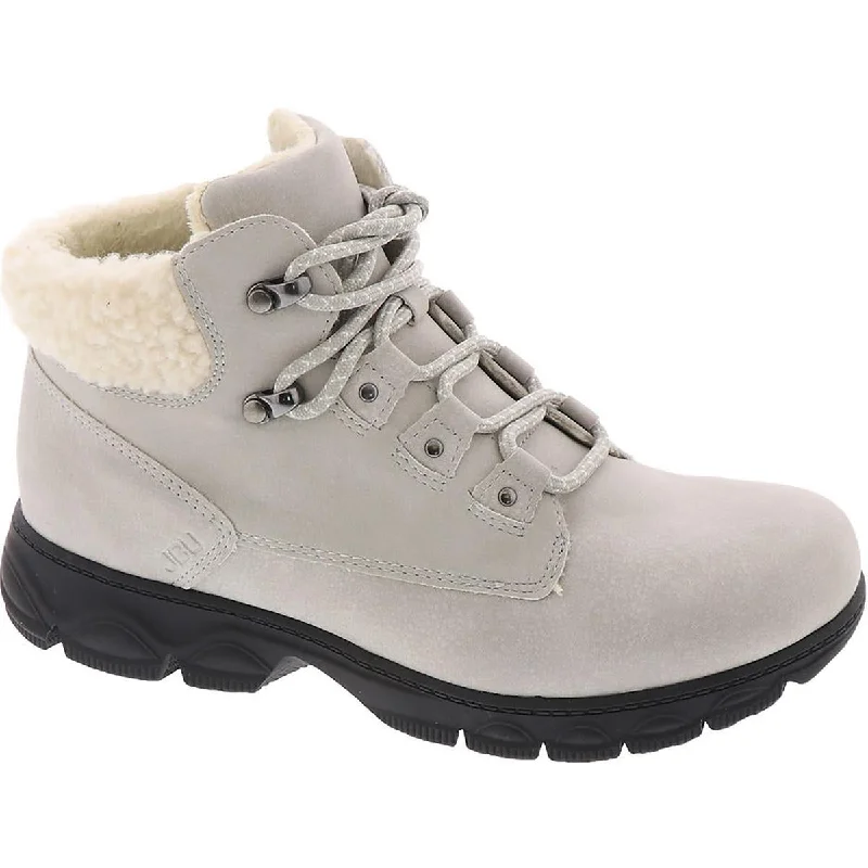 JBU by Jambu Womens Liza Faux Fur Lined Lace-Up Ankle Boots Brogue Oxford Aesthetic 