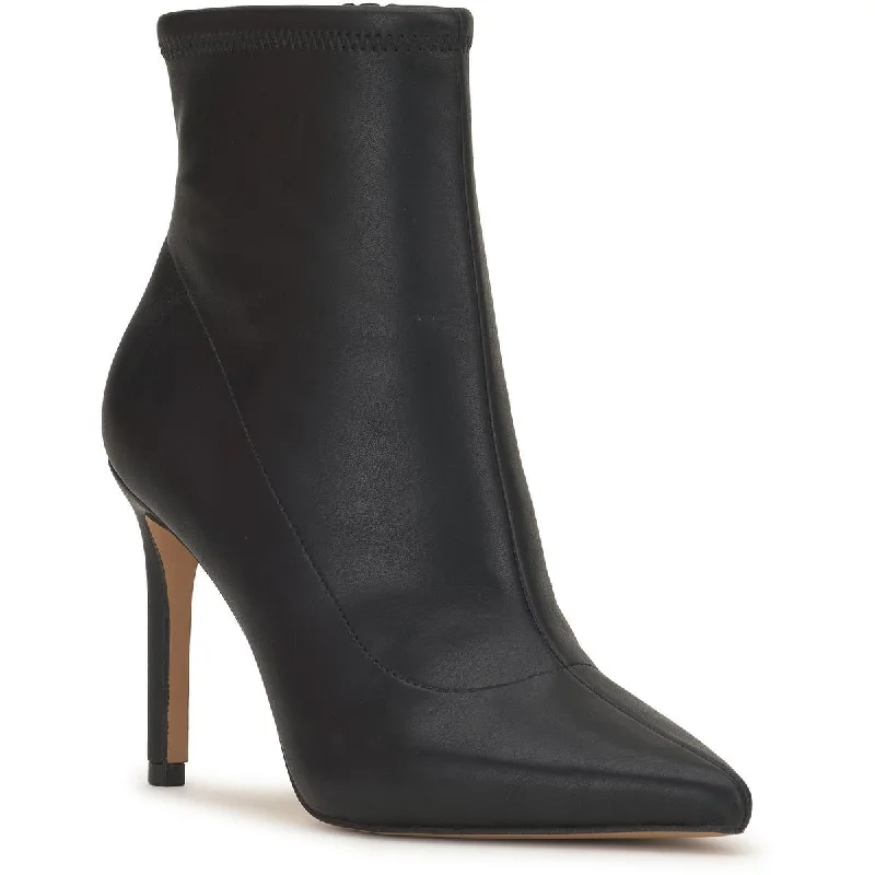 Jessica Simpson Womens Faux Leather Booties Leather Driving Shoe Style  
