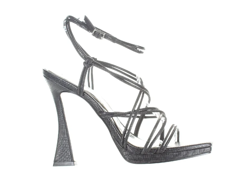 Jlo By Jennifer Lopez Womens Ankle Strap Sz 9.5 Open - Lacing Derby Look  