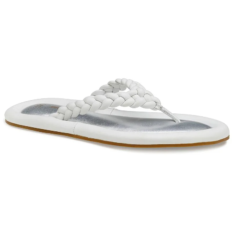 Johnston & Murphy Womens Zoey Leather Braided Slide Sandals British Gentleman Oxford Style Johnston & Murphy Womens Zoey Leather Braided Slide Sandals British Gentleman Oxford Style