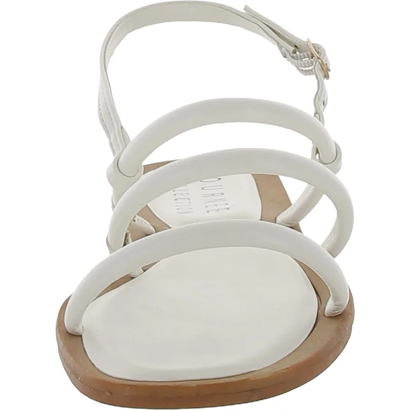 Journee Collection Womens Adjustable Faux Leather Ankle Strap Athleisure Derby Style Journee Collection Womens Adjustable Faux Leather Ankle Strap Athleisure Derby Style