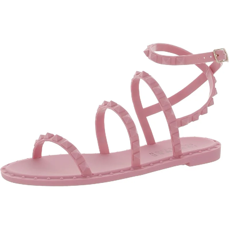 Journee Collection Womens Almond toe Ankle strap Gladiator Sandals Inflatable Shoe Look Journee Collection Womens Almond toe Ankle strap Gladiator Sandals Inflatable Shoe Look