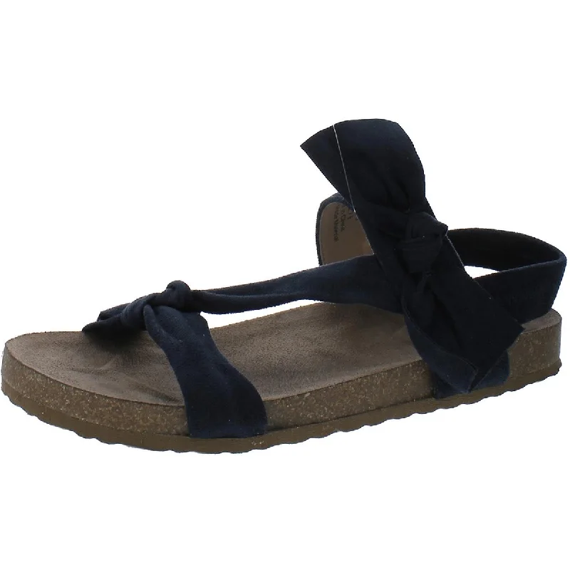 Journee Collection Womens Ankle Strap Knot Slingback Sandals Aesthetic  