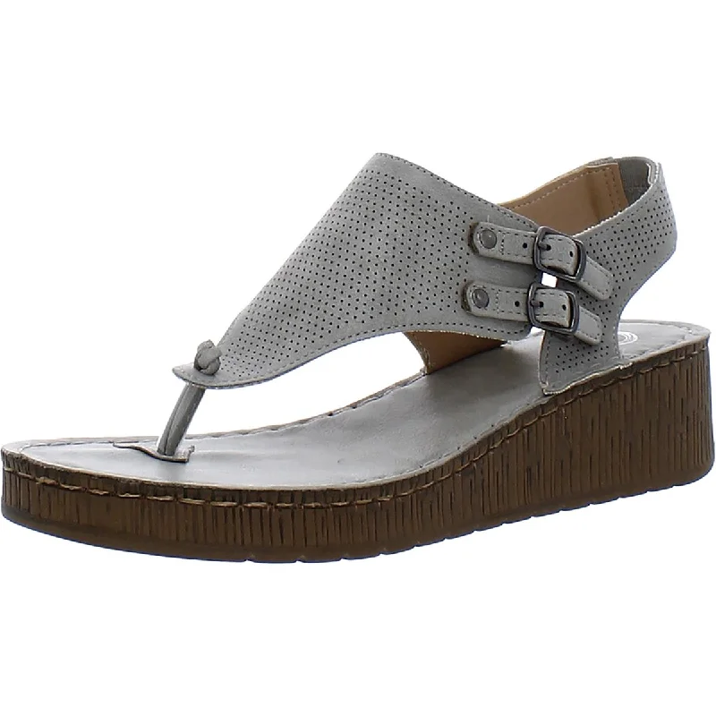 Journee Collection Womens Faux Leather Buckles Wedge Sandals Chunky Platform Sneaker Style Journee Collection Womens Faux Leather Buckles Wedge Sandals Chunky Platform Sneaker Style