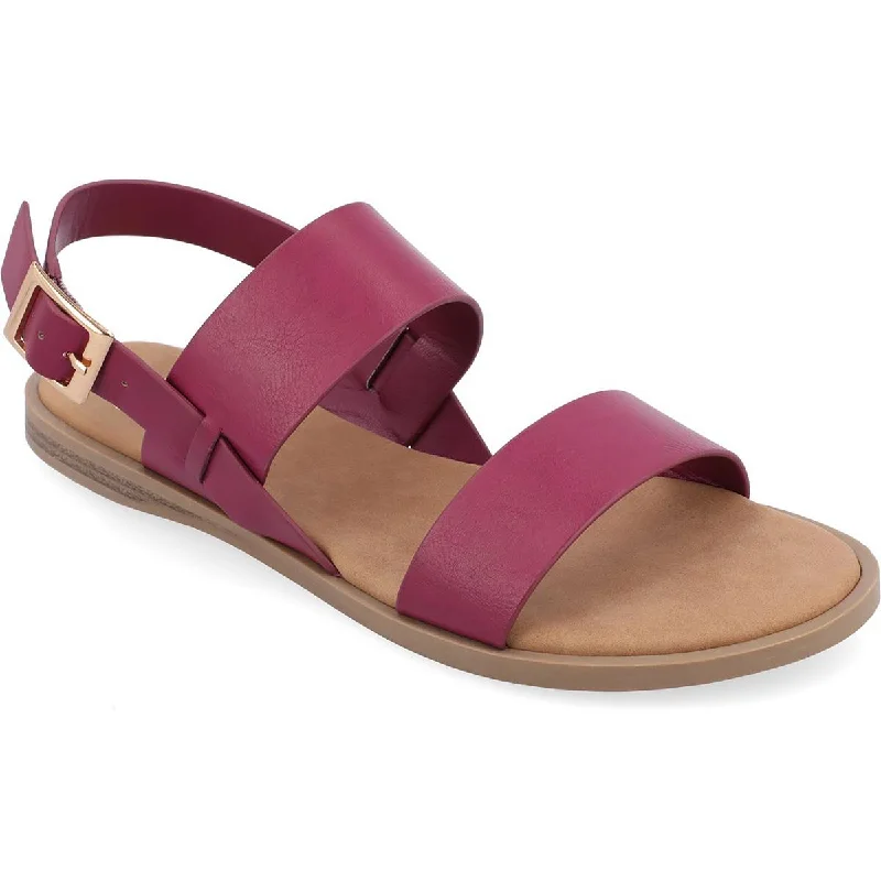 Journee Collection Womens Faux Leather Summer Gladiator Sandals Glow - in - the - Dark Shoe Design  