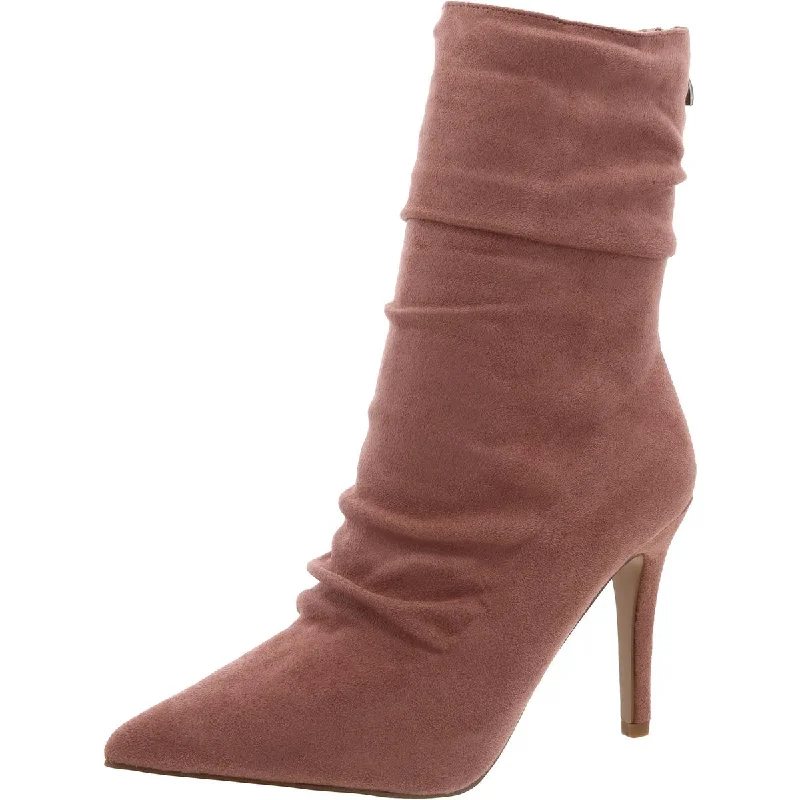 Journee Collection Womens Faux Suede Slouchy Mid-Calf Boots Lightweight Tennis Sneaker Look  