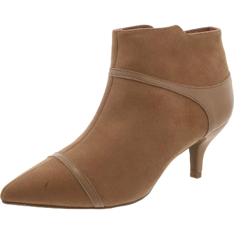 Journee Collection Womens Heel Zipper Booties Neon - Accent Sneaker Look  