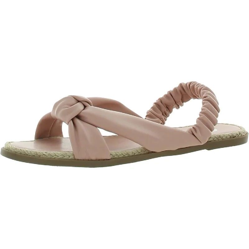 Journee Collection Womens Faux Leather Flat Slingback Sandals Ivy League - Inspired Derby Look Journee Collection Womens Faux Leather Flat Slingback Sandals Ivy League - Inspired Derby Look