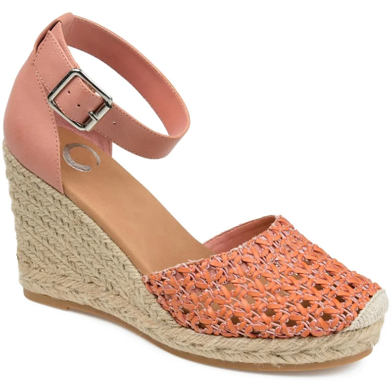 Journee Collection Womens Sierra Wedge Slip On Espadrilles Desert Boot Utility Style  