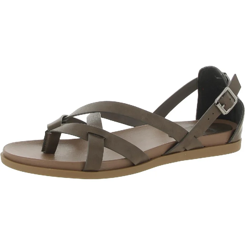 Journee Collection Womens Slip On Casual Ankle Strap Aesthetic  
