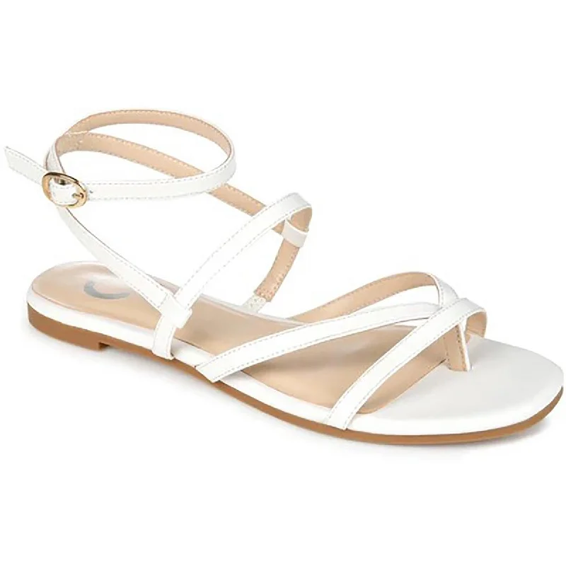 Journee Collection Womens Buckle Indoors Slingback Sandals Neon - Accent Sneaker Look  