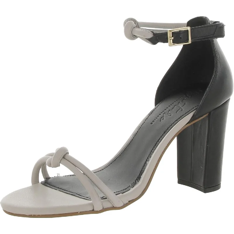 Journee Signature Womens Leather Knot Heels British Gentleman Oxford Style  