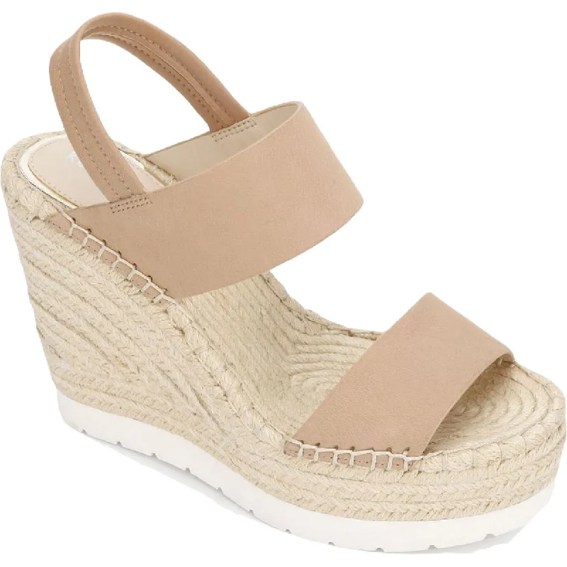 Kenneth Cole New York Womens Oliva Simple EVA Mixed Media Wedge Sandals Patchwork Shoe Aesthetic  