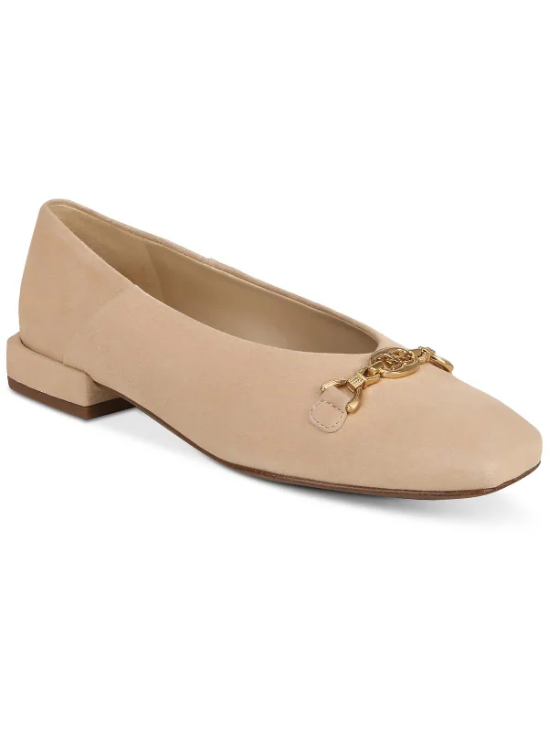 Kimmi Womens Suede Loafers Two - Tone Shoe Design  