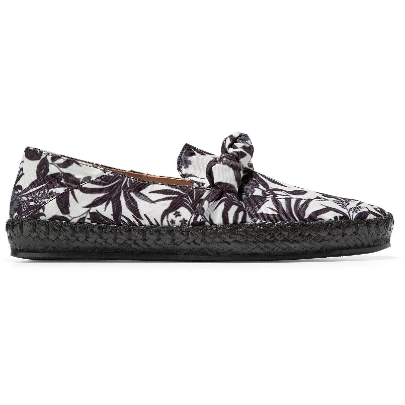 Knott Womens Canvas Floral Print Loafers Dressy Chelsea Boot Style 