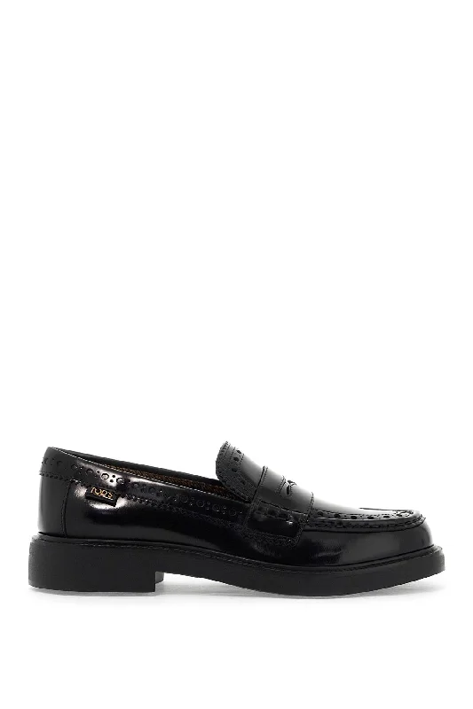 TOD'S leather brogue loafers Leather Driving Shoe Style  